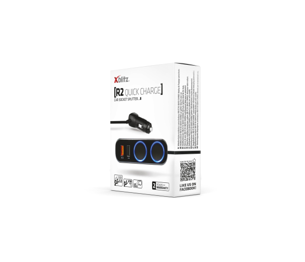 Xblitz Rozdzielacz samochodowy R2 Quick Charge 2xUSB - 505200 - zdjęcie 5